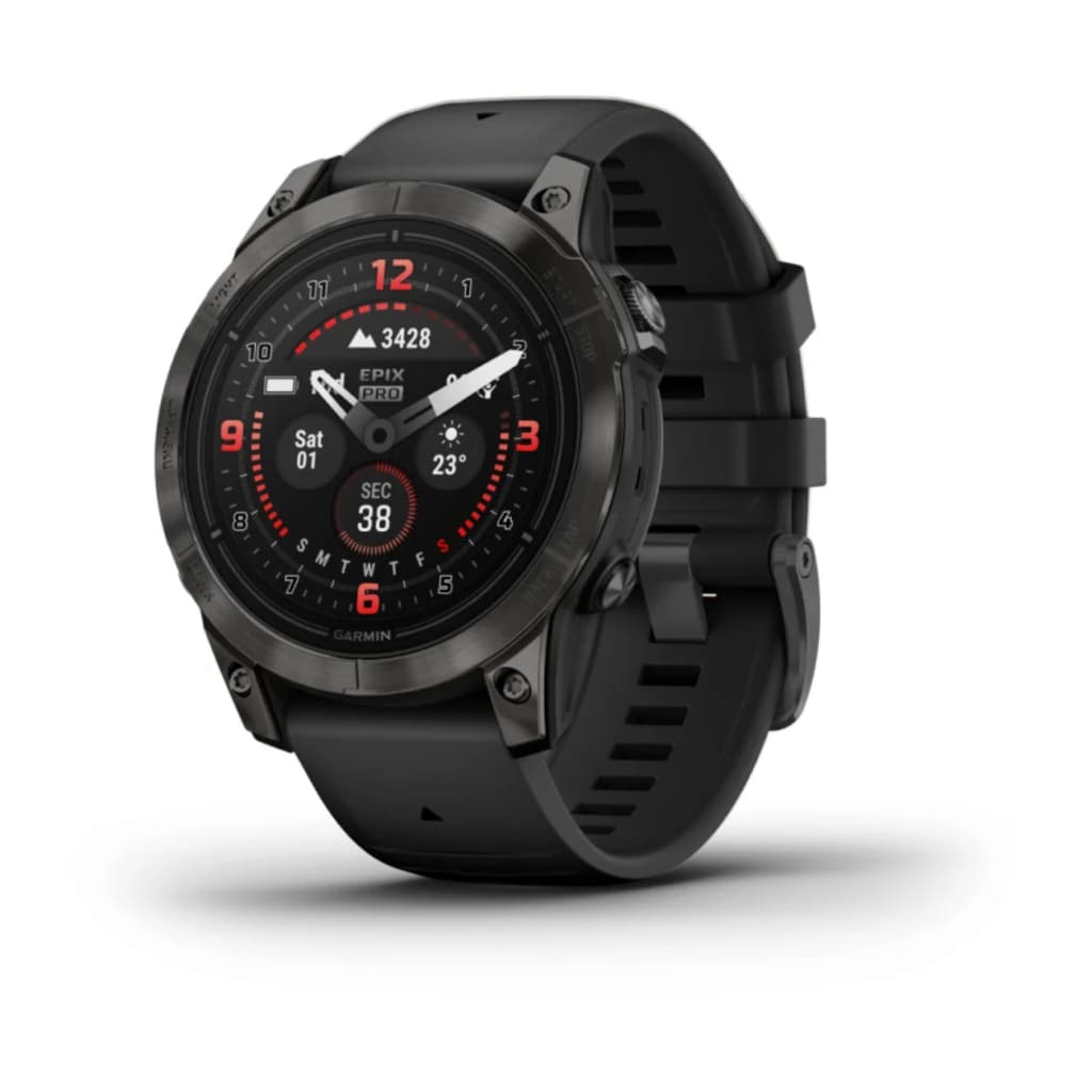 Garmin 010-02803-11 Epix Pro (G2), 47, Saph, Crbngrydlc Ti, Black, Emea Akıllı Saat