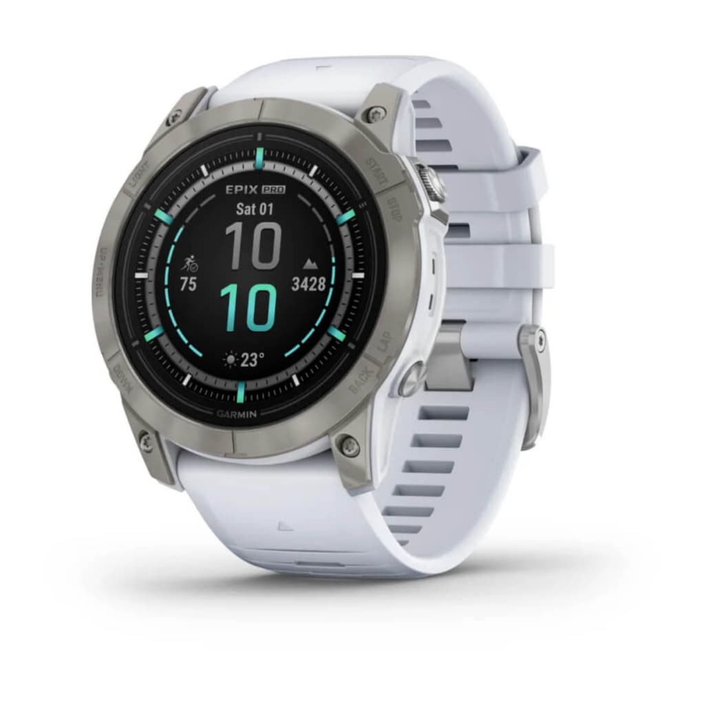 Garmin 010-02804-11 Epix Pro (G2), 51, Saph, Ti, Whitestone, Emea Akıllı Saat